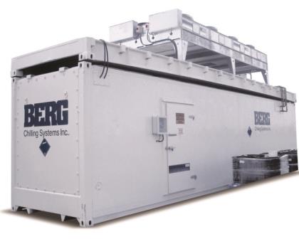 Outdoor air cooled chiller from Berg Chilling Systems