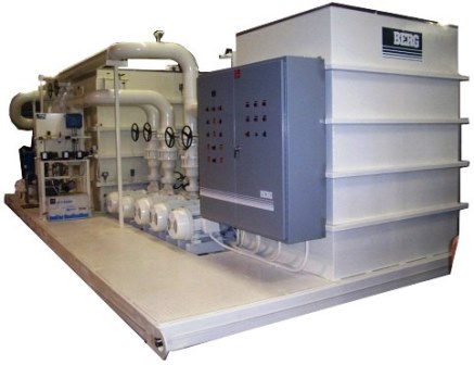 Clean Water Cooling Tower Pump Tank System with Heat Exchanger