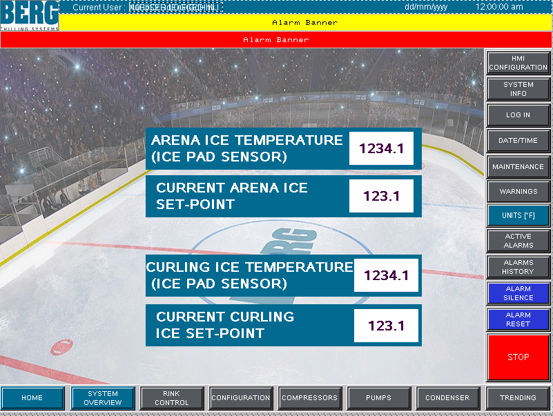 Ice Rink Controller | Berg Chilling Systems