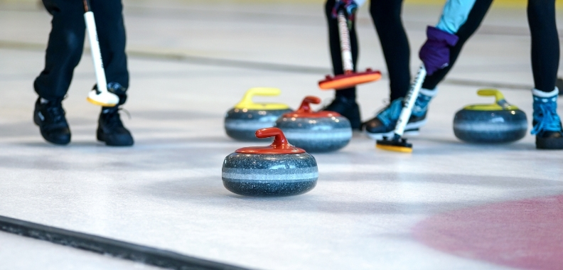 Curling Competition; curling rink 
