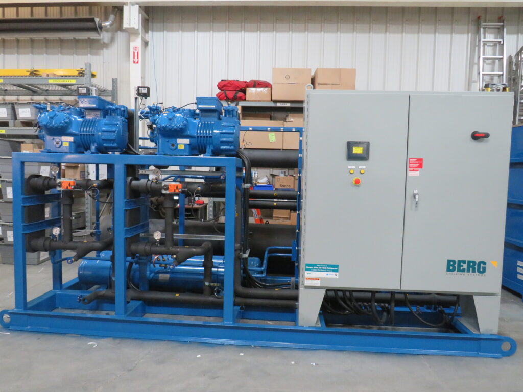 Remote Air-Cooled Curling Rink Refrigeration System