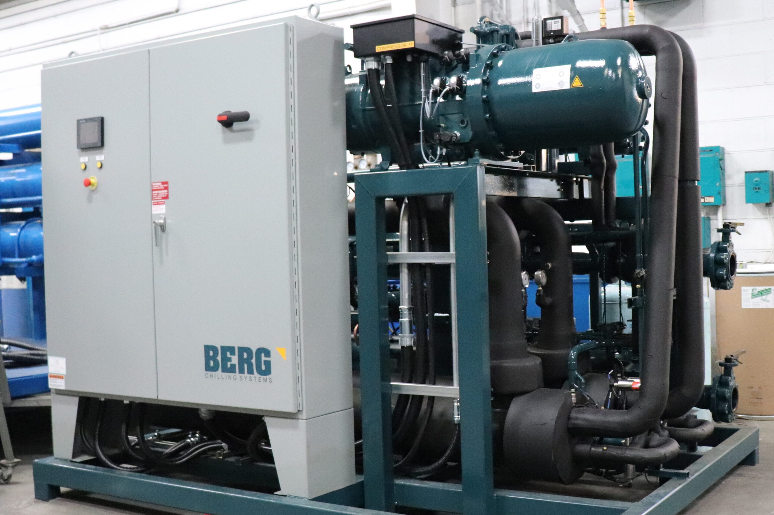  Indoor Water-Cooled Chiller for an industrial packaging manufacturer